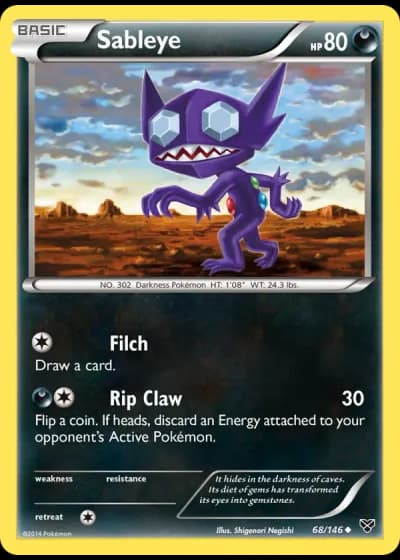 Sableye #68/146 — XY