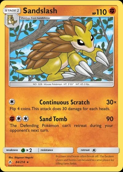 Sandslash #84/214 — Unbroken Bonds