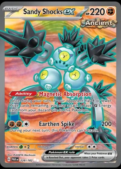 Sandy Shocks ex #228/182 — Paradox Rift