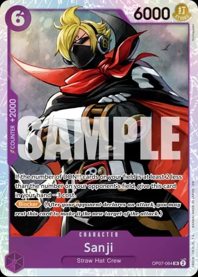 Sanji (OP07-064) (Reprint) — One Piece Card The Best Vol.2(PRB02)