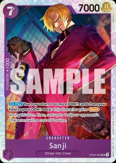 Sanji (OP09-065) (Reprint) — One Piece Card The Best Vol.2(PRB02)