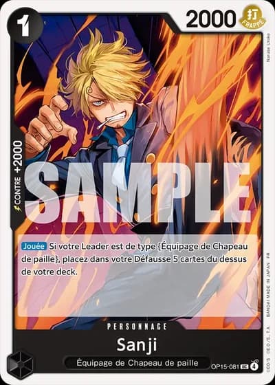 Sanji (OP15-081) — Aventure sur l'Île de Dieu (OP15-EB04)