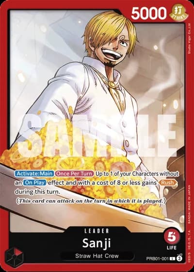 Sanji (RB01-001) (Jolly Roger Foil) — One Piece The Best (PRB01)