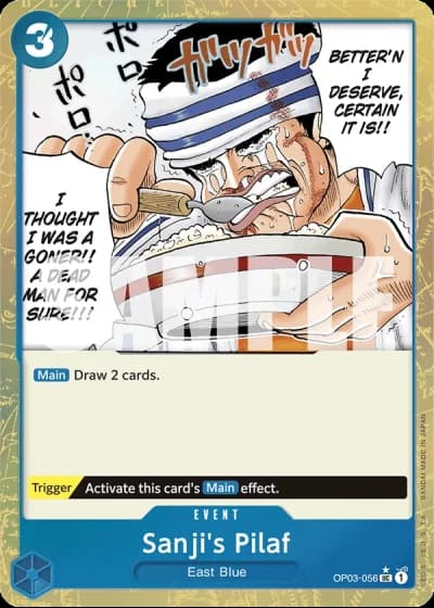 Sanji's Pilaf (OP03-056) (Textured Foil) — One Piece The Best (PRB01)