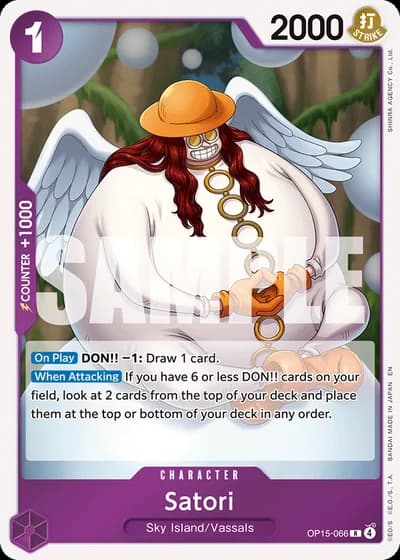 Satori (OP15-066) — Adventure on Kami's Island (OP15-EB04)