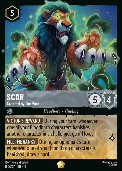 Scar - Created by the Vine #194/261 — Attack of the Vine!