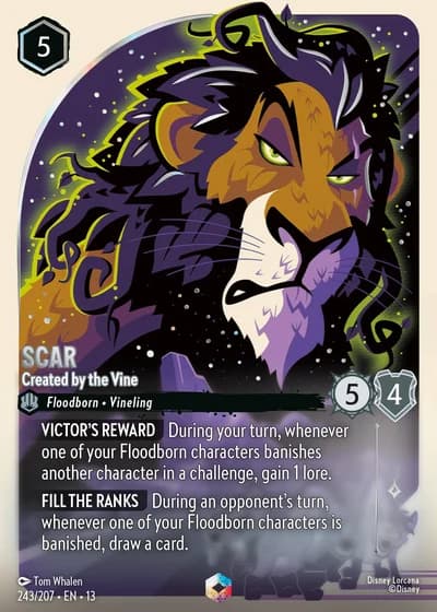Scar - Created by the Vine #243/261 — Attack of the Vine!