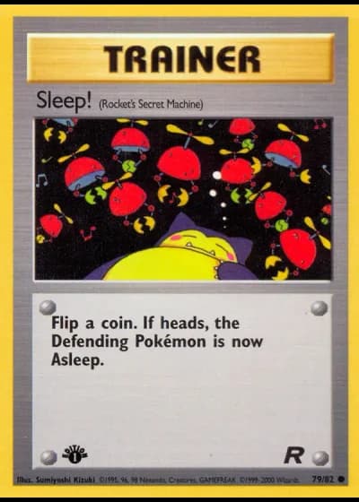 Schlaf! (1. Edition) #79/82 — Team Rocket (1. Edition)