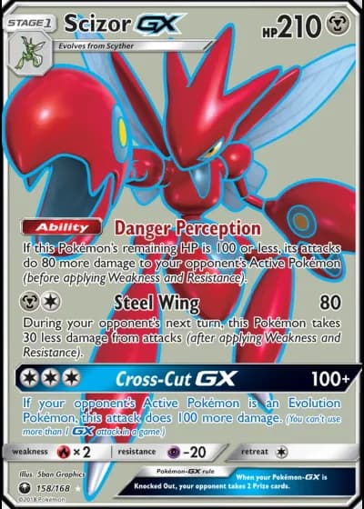 Scizor GX #158/168 — Celestial Storm