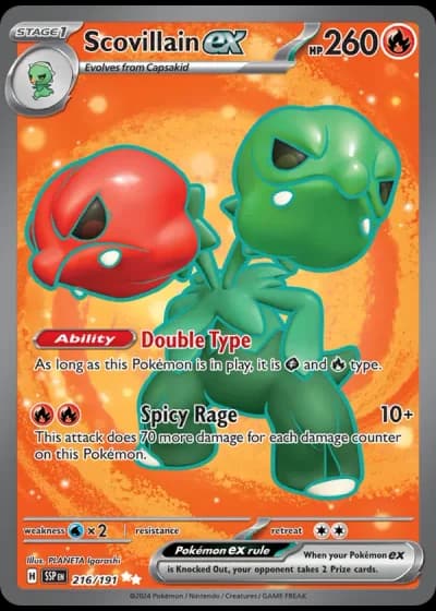 Scovillain ex #216/191 — Surging Sparks