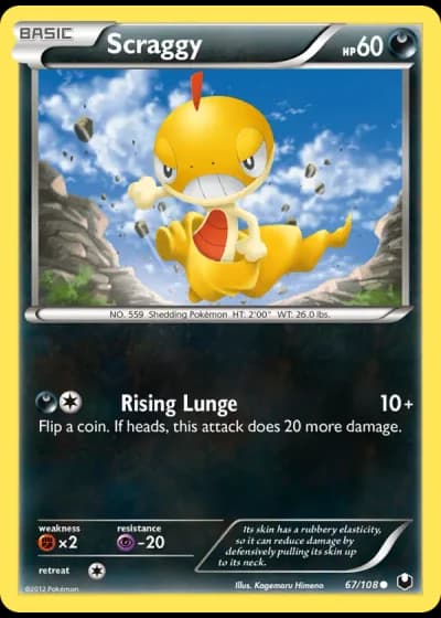 Scraggy #67/108 — Dark Explorers