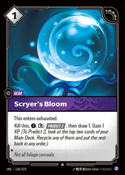 Scryer's Bloom #136/308 — Unleashed