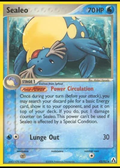 Sealeo #43/92 — EX La Leggenda di Mew
