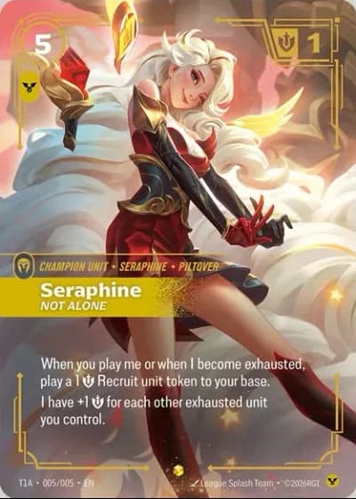Seraphine, Not Alone (T1 Worlds Champion Player Bundle) #716034