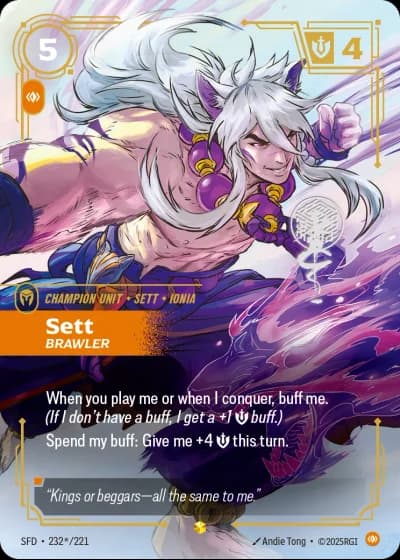 Sett, Brawler #232s/303 — Spiritforged