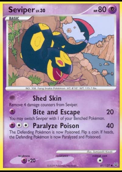 Seviper #61/127 — Platino
