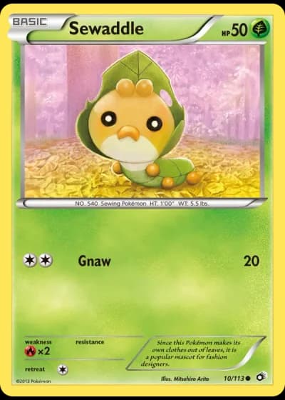 Sewaddle #10/113 — Legendary Treasures