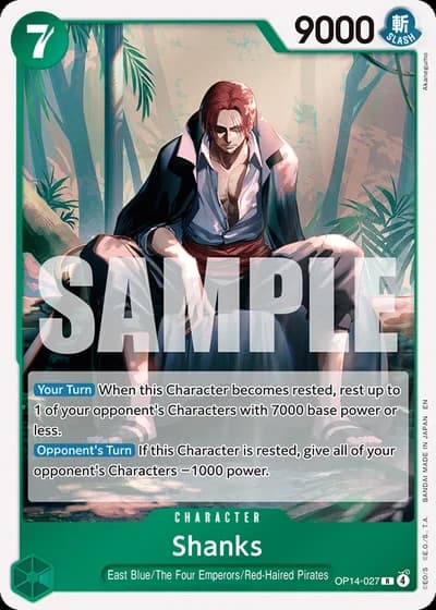 Shanks (OP14-027) — The Azure Sea's Seven (OP14-EB04)