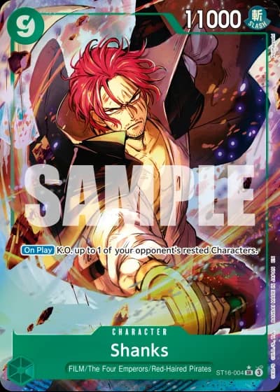 Shanks (ST16-004) (Alternative Art) — One Piece Card The Best Vol.2(PRB02)