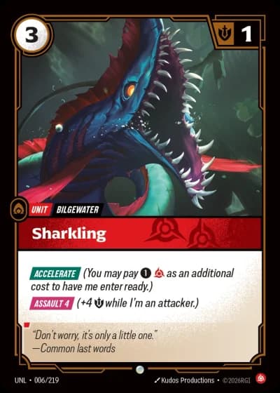 Sharkling #006/308 — Unleashed