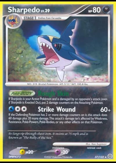 Sharpedo #37/132 — Prodigi Segreti
