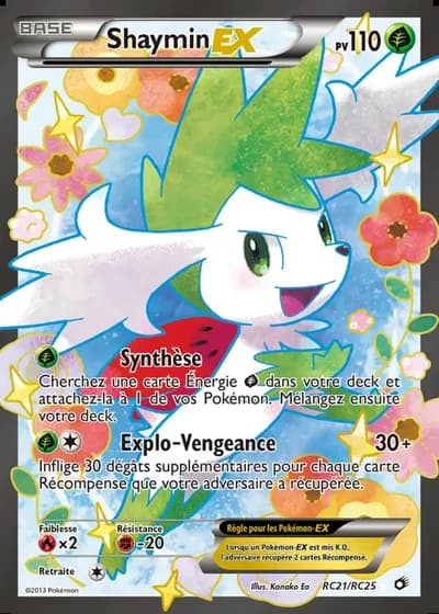 Shaymin EX RC21/0 — Collection Radieuse (Trésors Légendaires)