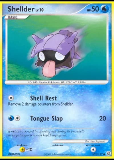 Shellder #105/132 — Secret Wonders