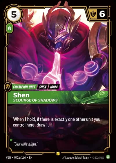 Shen, Scourge of Shadows #042a/248 — Vendetta