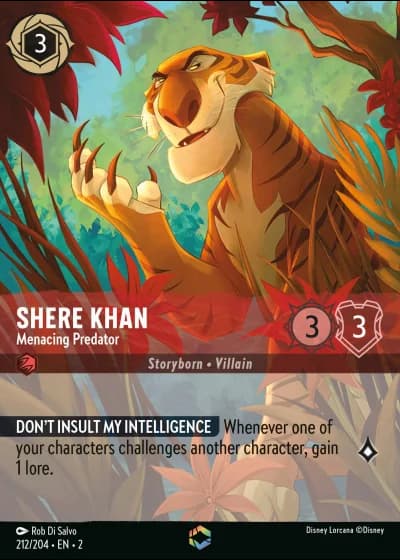 Shere Khan - Menacing Predator #212/204 — Rise of the Floodborn
