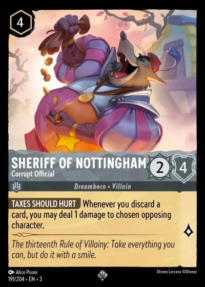Sheriff of Nottingham - Corrupt Official #191/204 — Into the Inklands