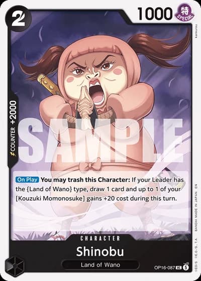 Shinobu (OP16-087) — The Time of Battle (OP16)