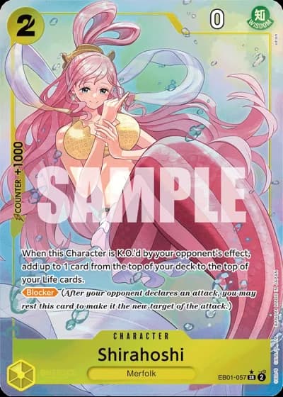 Shirahoshi (EB01-057) (Alternative Art) — Memorial Collection (EB01)