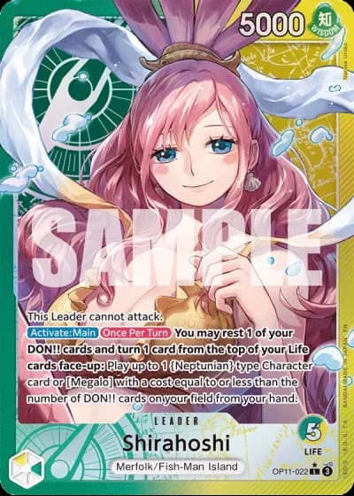 Shirahoshi (OP11-022) (Alternative Art) — A Fist of Divine Speed (OP11)