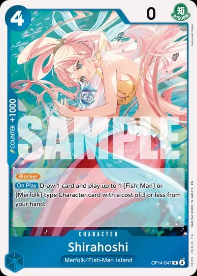 Shirahoshi (OP14-047) — The Azure Sea's Seven (OP14-EB04)