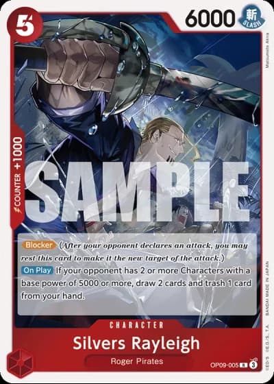 Silvers Rayleigh (OP09-005) — Emperors in the New World (OP09)
