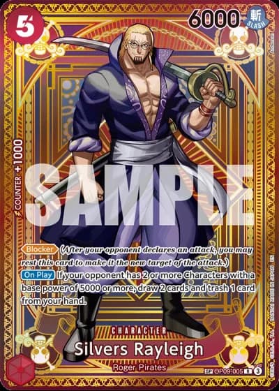 Silvers Rayleigh (OP09-005) (Special Rare) — A Fist of Divine Speed (OP11)