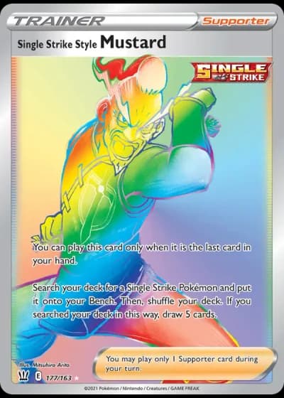 Single Strike Style Mustard #177/163 — Battle Styles