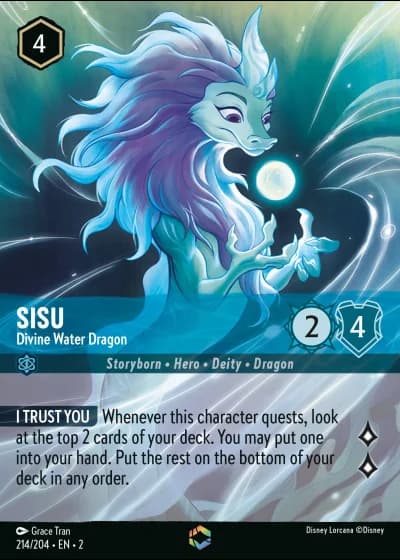 Sisu - Divine Water Dragon #214/204 — Rise of the Floodborn