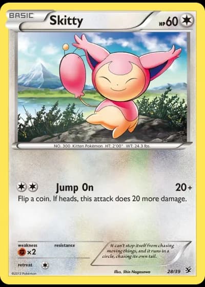Skitty #28/39 — Kalos Starter Set