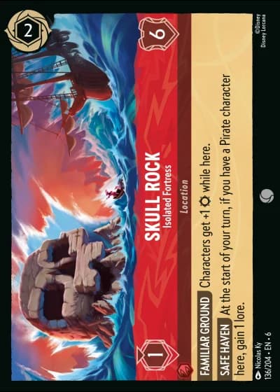 Skull Rock - Isolated Fortress #136/204 — Azurite Sea