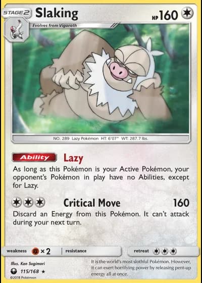 Slaking #115/168 — Celestial Storm