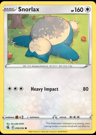 Snorlax #206/264 — Fusion Strike