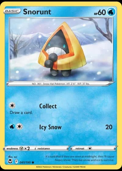Snorunt #041/195 — Silver Tempest
