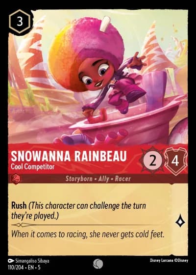 Snowanna Rainbeau - Cool Competitor #110/204 — Shimmering Skies