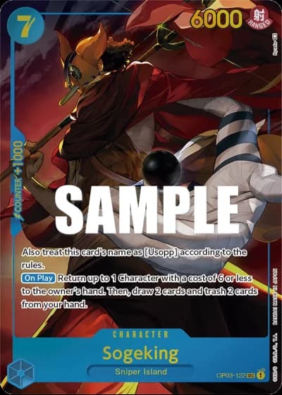 Sogeking (OP03-122) (Alternative Art) — Pillars of Strength (OP03)
