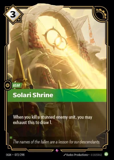 Solari Shrine #072/352 — Origins