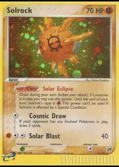 Solrock #13/100 — EX Tempesta di Sabbia