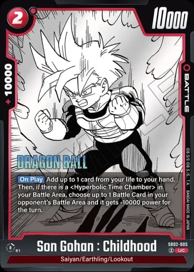 Son Gohan : Childhood SB02-005 — Manga Booster 02 (SB02)