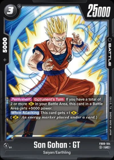 Son Gohan : GT FB09-104 — Dual Evolution (FB09)