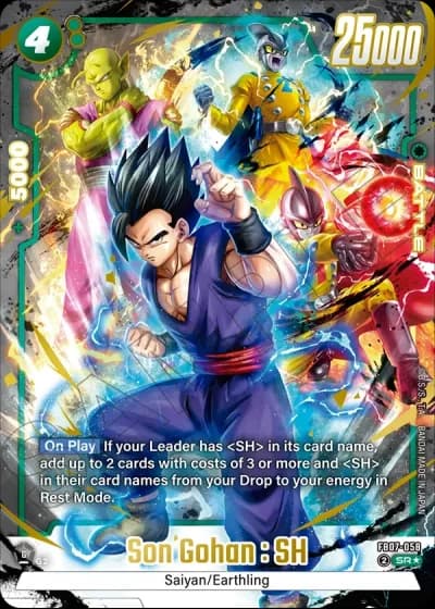 Son Gohan : SH (Alternative Art) FB07-058 — Wish for Shenron (FB07)